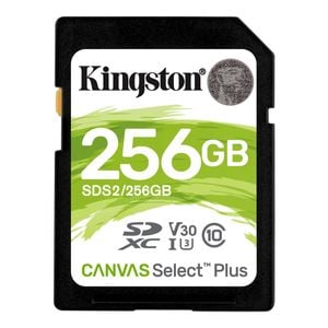 Kingston Canvas Select Plus Memory Card 256 GB SDXC Class 10 UHS-I [SDS2/256GB]