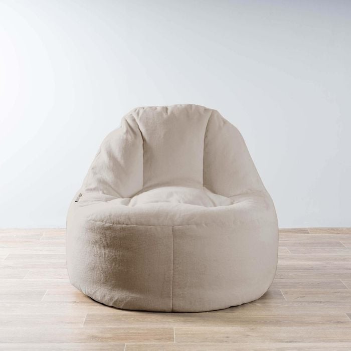 Plush Lounger Bean Bag Chair - Champagne Latte