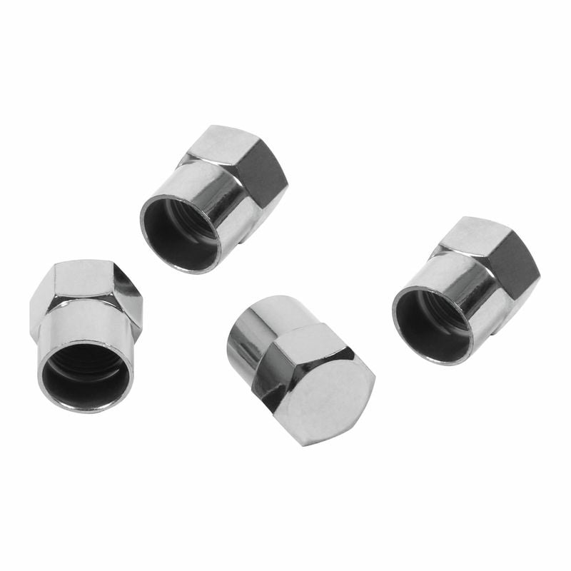Trojan Chrome Valve Caps - 4 Pack