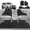6D Diamond Car Floor Mats for Mercedes-Benz GLS-Class (X166)2012-2019-Ultimate Set-Black-Outback GT