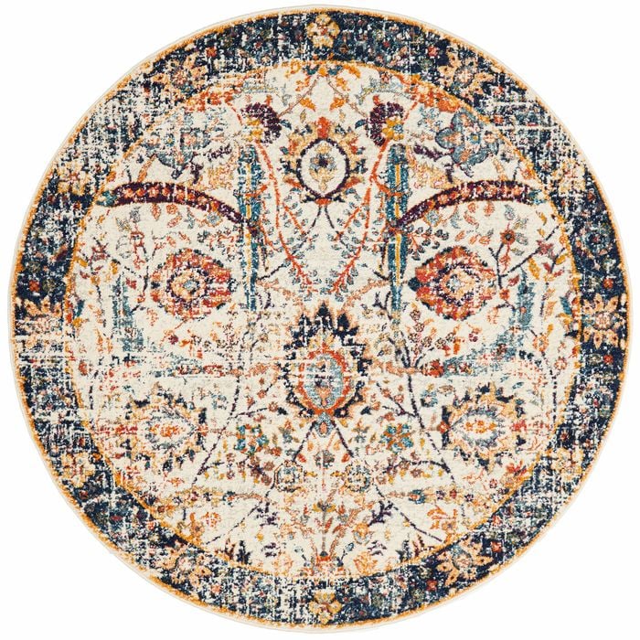 Sense 255 Ivory Round 200X200Cm Rug