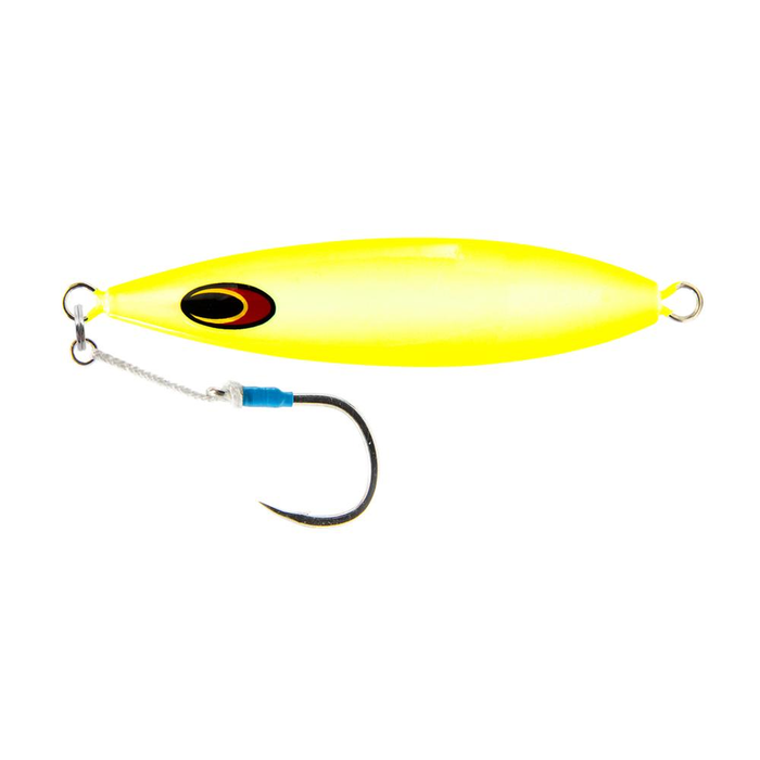 Nomad Design Gypsea 120g Teardrop Shape Metal Fishing Jig Chartreuse White Glow