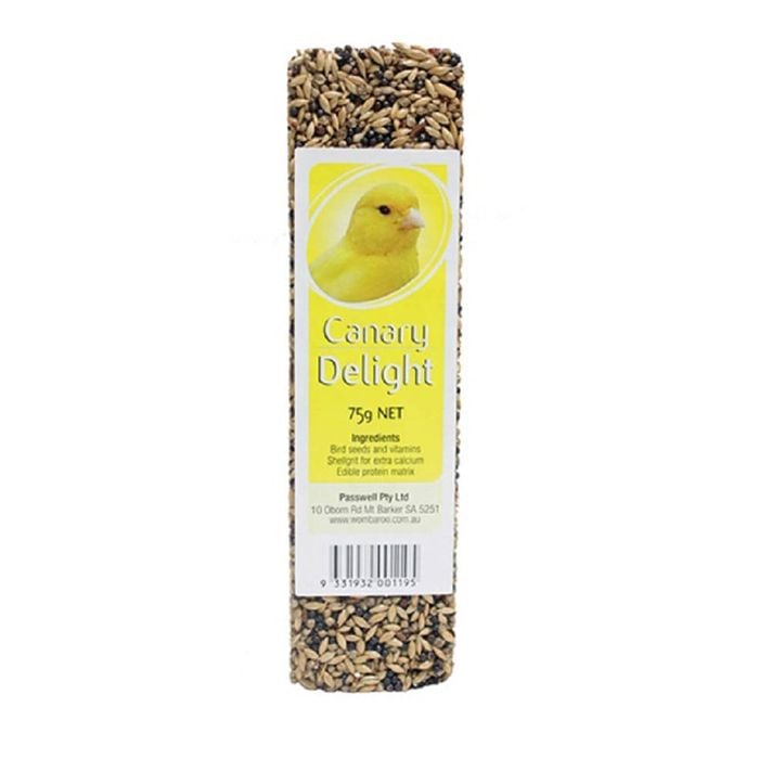 Passwell Avian Canary Delight Bird Food Healthy Treat Bar 75g