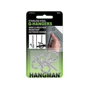Hangman Q Hanger Picture Hanger - 4 Pack