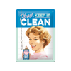 Nostalgic-Art Small Sign Keep it Clean