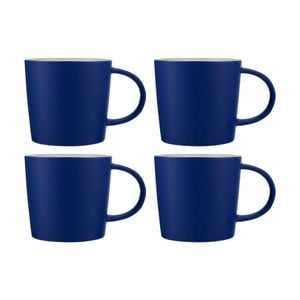 4pk Maxwell & Williams The Mug Club Mono Mug 400ml - Blue