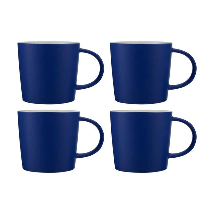 4pk Maxwell & Williams The Mug Club Mono Mug 400ml - Blue
