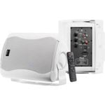 CLB6AW 6" Active Box Speakers With Bluetooth Renaming White 60W Rms 130W Max