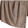 Astin Sinclair Taupe Textured Plush Throw