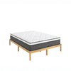 Zinus King Bamboo Wood Bed Frame & Pocket Spring Mattress Set, Support iCoil Eurotop