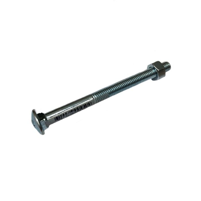 Zenith M8x 55mm Zinc Plated Coach Head Bolt And Nut