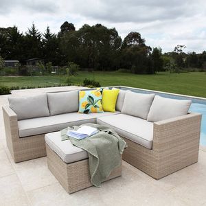 Remi Corner Sofa Set - White