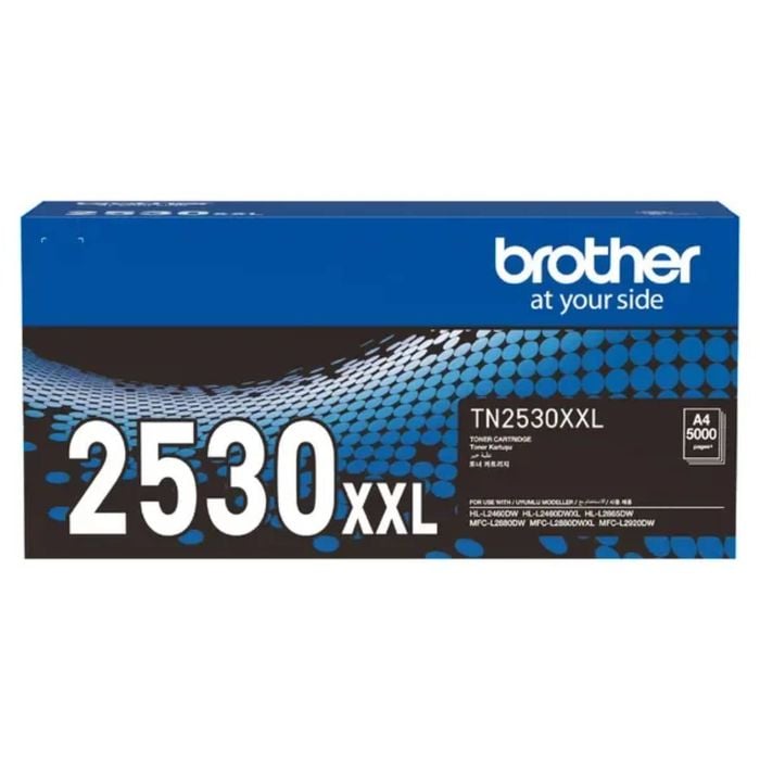 Brother TN2530XXL Extra High Yield BLACK Toner Cartridge (5K)