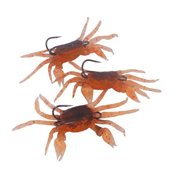 Swimerz Soft Crabs, Pink Nipper, 135mm, 35gm, 3 Pack