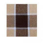 Emporio Check Table Cloth Windowpane Brown 180 x 180 cm