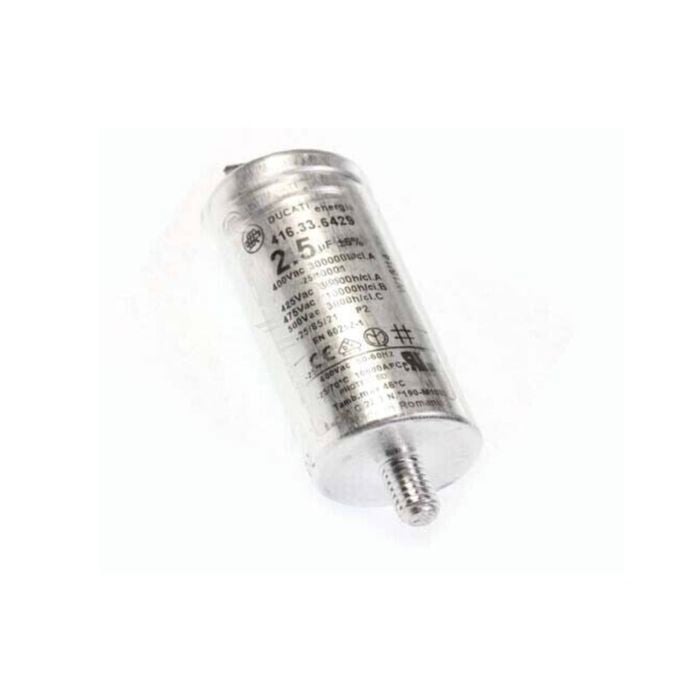 Dishwasher Motor Run Capacitor 2.5 Uf Metal 429041, Suits Asko