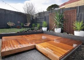 DIY Advice Image - How to install modular decking. G Drive blob storage upload.