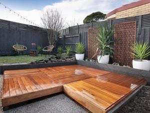 DIY Advice Image - How to install modular decking. G Drive blob storage upload.