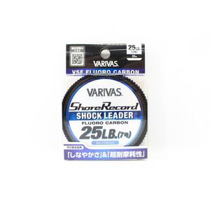 Varivas Shore Record 30m VSF Fluorocarbon Shock Fishing Leader 25lb