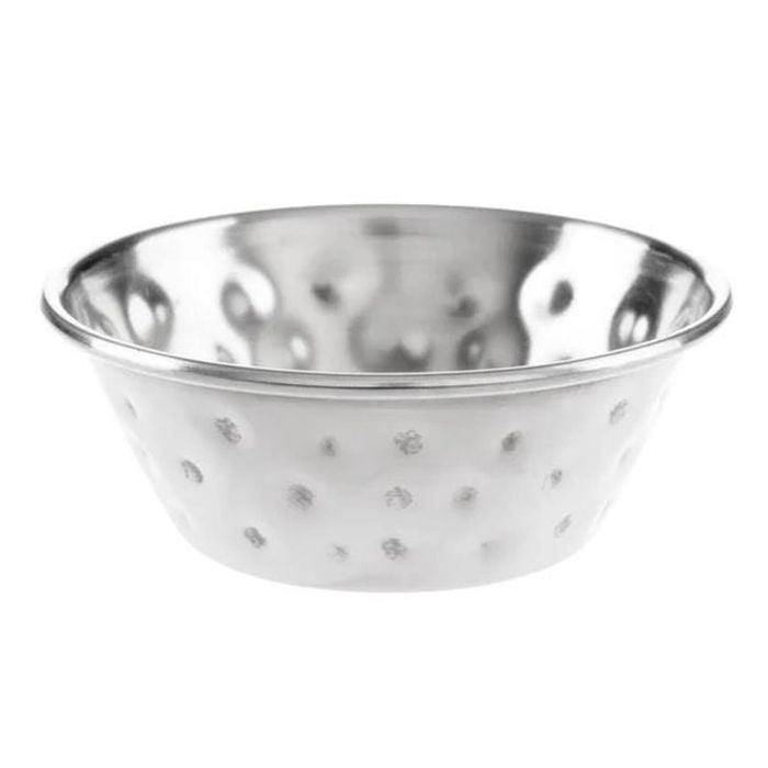 Olympia Sauce Cups Hammered Stainless Steel 12 Pack 45ml Condiment Dip Serving Bowls