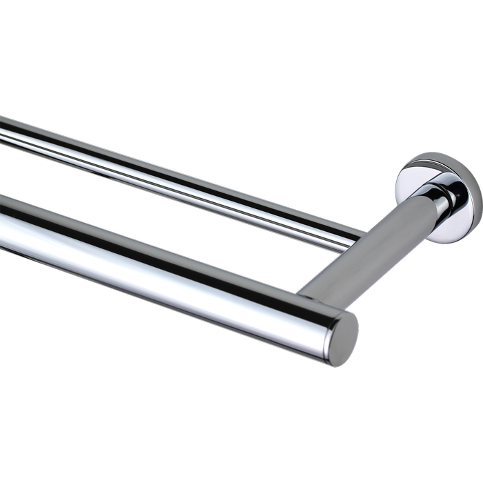 MIXX 600mm Chrome Cedar Double Rail