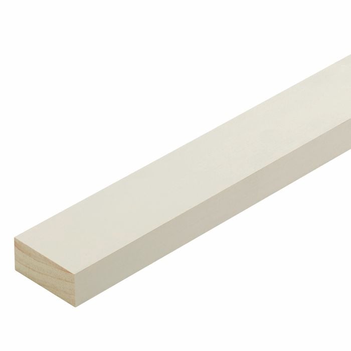 40 x 18mm 2.7m Pinetrim Plus Dressed Four Sides Finger Jointed Untreated Pre-Primed Pine