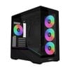 Lian Li Vector Mini V100 Pc Case Tempered Glass Argb Strip High Airflow Black