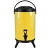 SOGA 18L Stainless Steel Insulated Hot & Cold Beverage Dispenser - Yellow