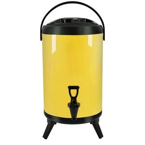 SOGA 18L Stainless Steel Insulated Hot & Cold Beverage Dispenser - Yellow