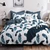 Fabric Fantastic Leaves King Size Quilt/doona/duvet Cover Set