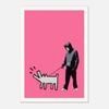 Galrie Banksy Choose Your Weapon Bright Pink Poster Print 2010 - Edgy Art Collection, Poster Only, A1 60 x 84cm (23 x 33inch)
