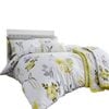Bloomington Flora Yellow Cotton Rich Quilt Cover Set Single