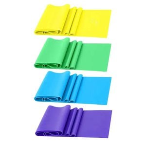 NNEOBA TPE Yoga Resistance Bands Set - 4 Levels for Full-Body Workouts