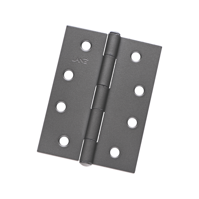 Lane 100mm Gun Metal Grey Butt Hinge - 2 Pack