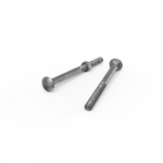 ZENITH M12 x 170mm Hot Dip Galvanised Cup Head Bolts & Nuts