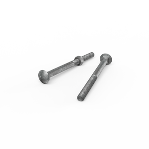 ZENITH M12 x 170mm Hot Dip Galvanised Cup Head Bolts & Nuts - Each