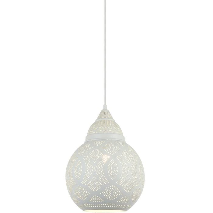 CLA Lighting Marrakesh Bell Shape Pendant Light White