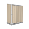 Absco Sheds 1.52 x 0.78 x 1.95m Classic Cream Space Saver Single Door Garden Shed