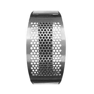 Stainless Steel Rocking Garlic Crusher 11cm Easy Grips