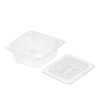 SOGA Clear Gastronorm Pan 1/6 65mm Deep with Lid