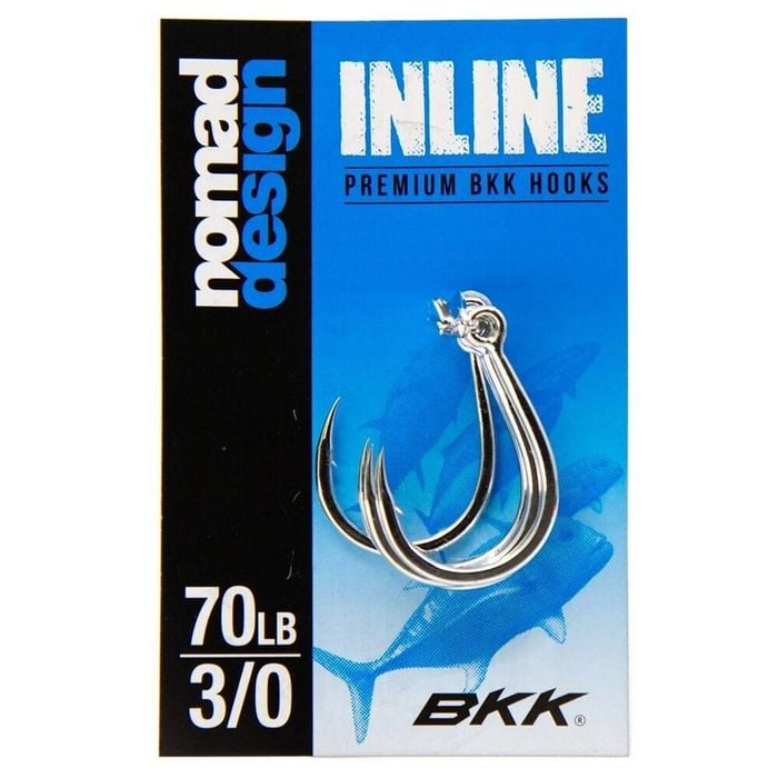 Nomad Design BKK Inline Eye Single Fishing Hook 3/0
