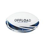 Size 5 Rugby Ball R500 Match - Blue - Snow White
