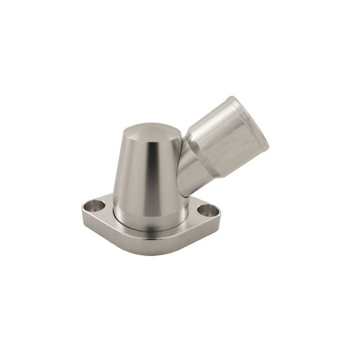 Cal Custom SBC BBC Billet Aluminium 45° Neck Swivel Thermostat Housing 327 350 396 454