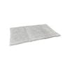 Barelli Bath Mat Rectangular 50cm x 80cm Non-Slip Chenille Silver