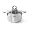 Fissman Stockpot Monica Series Stainless Steel With Glass Lid 1.9L