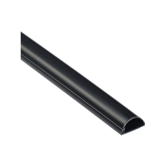D-Line 30 x 15mm 2m Black Adhesive Cable Management Cover