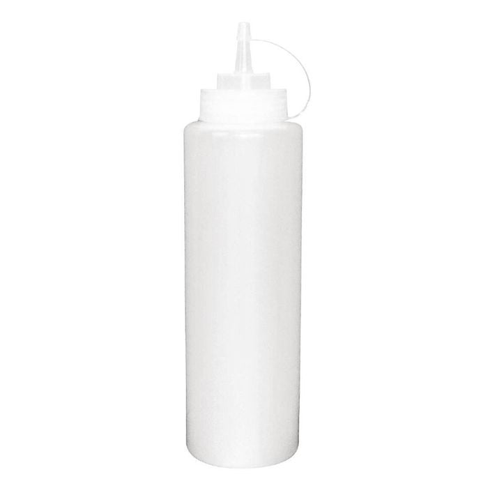 Vogue Squeeze Sauce Bottle Clear 994ml Commercial Kitchen Catering Condiment Dispenser