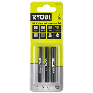 Ryobi 3-Piece Mini Diamond Holesaw Set