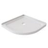 Stein 1000 x 1000mm White 2-Sided Curved Acrylic Shower Tray 