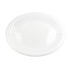 6x 2pc Partyware Oval Shaped Serving Tray Set Serveware 360x480mm White